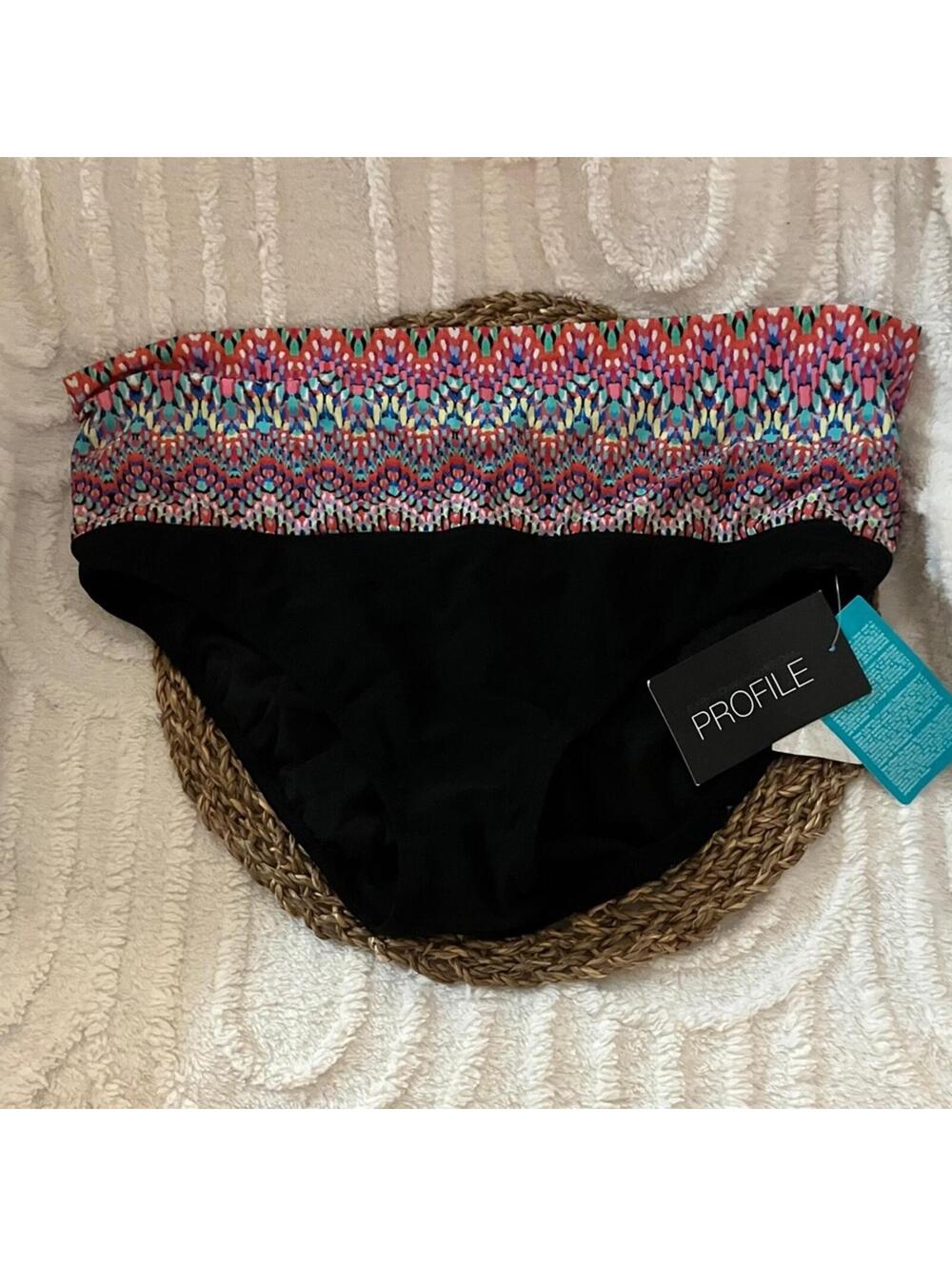 Profile By Gottex Black Bikini Bottom